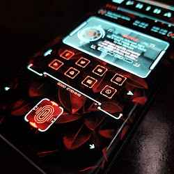 Cyber KLWP theme - NEON SPACE