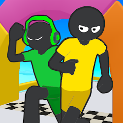 لعبة Stickman Fall | Running Stick Guys 3D