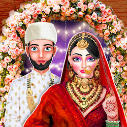 لعبة Hijab Wedding Makeup -Dress up