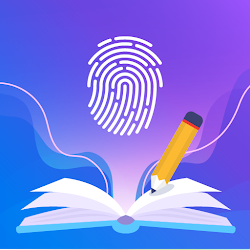 Diary with fingerprint lock