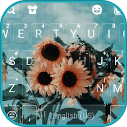 خلفية الكيبورد Sunflowers 2