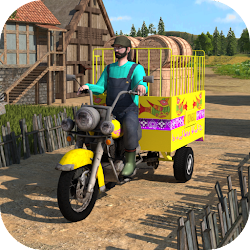 City Loader Rickshaw Driving