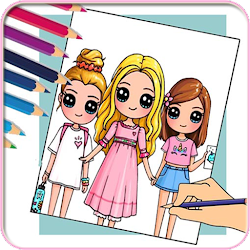 كيفية رسم فتاة لطيفة