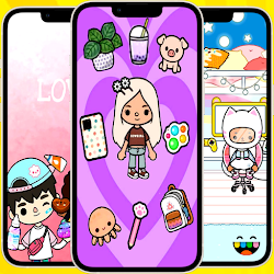 Cute Toca Life World Wallpaper