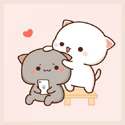 خلفية كاواي القطط