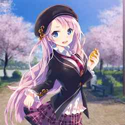 أنيمي فتاة في المدرسة الثانوية