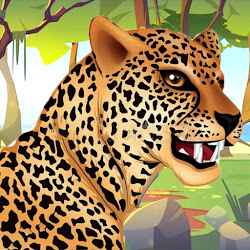 Wild cheetah family simulator