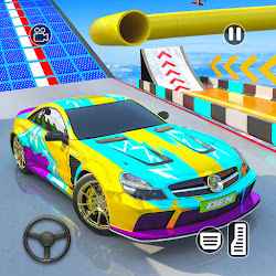 لعبة حيلة سيارة منحدر السماء