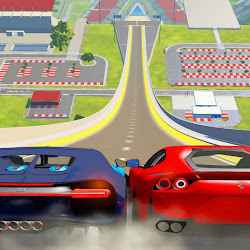 لعبة محاكاة قيادة السيارة تحطم 3D
