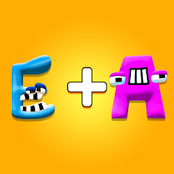 لعبة Merge Alphabet Fight ABC Run