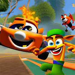 لعبة Crash tag team kart racing