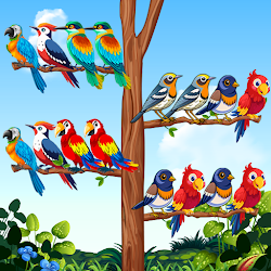 لعبة Bird Sort Color Puzzle Game