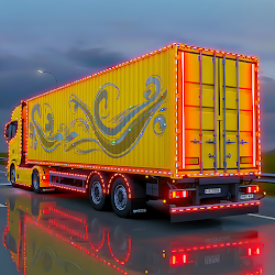 لعبة Euro Truck 3D Game Simulator