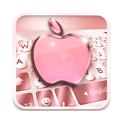 ثيم لوحة المفاتيح Rose Gold