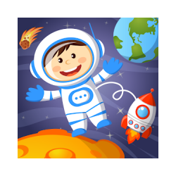 لغز الاطفال للتعليم رياض الأطفال - فضاء