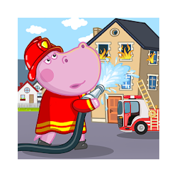 رجل اطفاء للأطفال