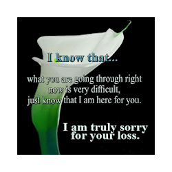 MESSAGE OF CONDOLENCE