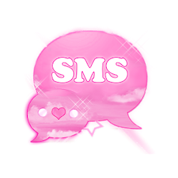 الغيوم الوردية ثيم GO SMS برو