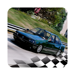 Peugeot 405 Street Racing Driving Parking School