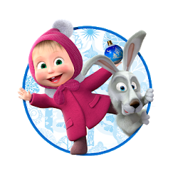 ماشا والدب التسوق عيد الميلاد